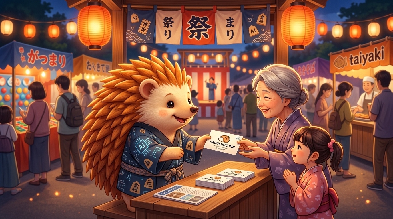 地元のイベントや祭りに顔を出す
