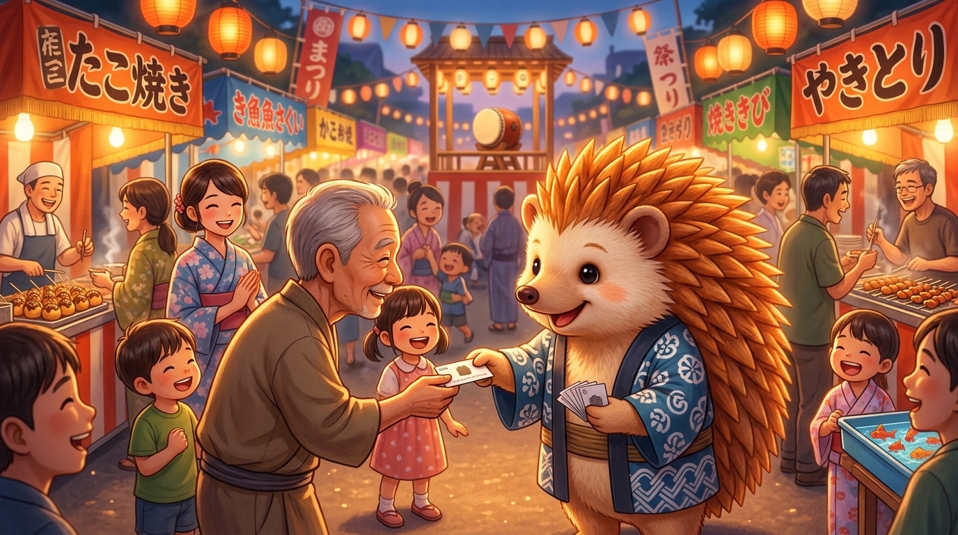 地元のイベントや祭りに顔を出す