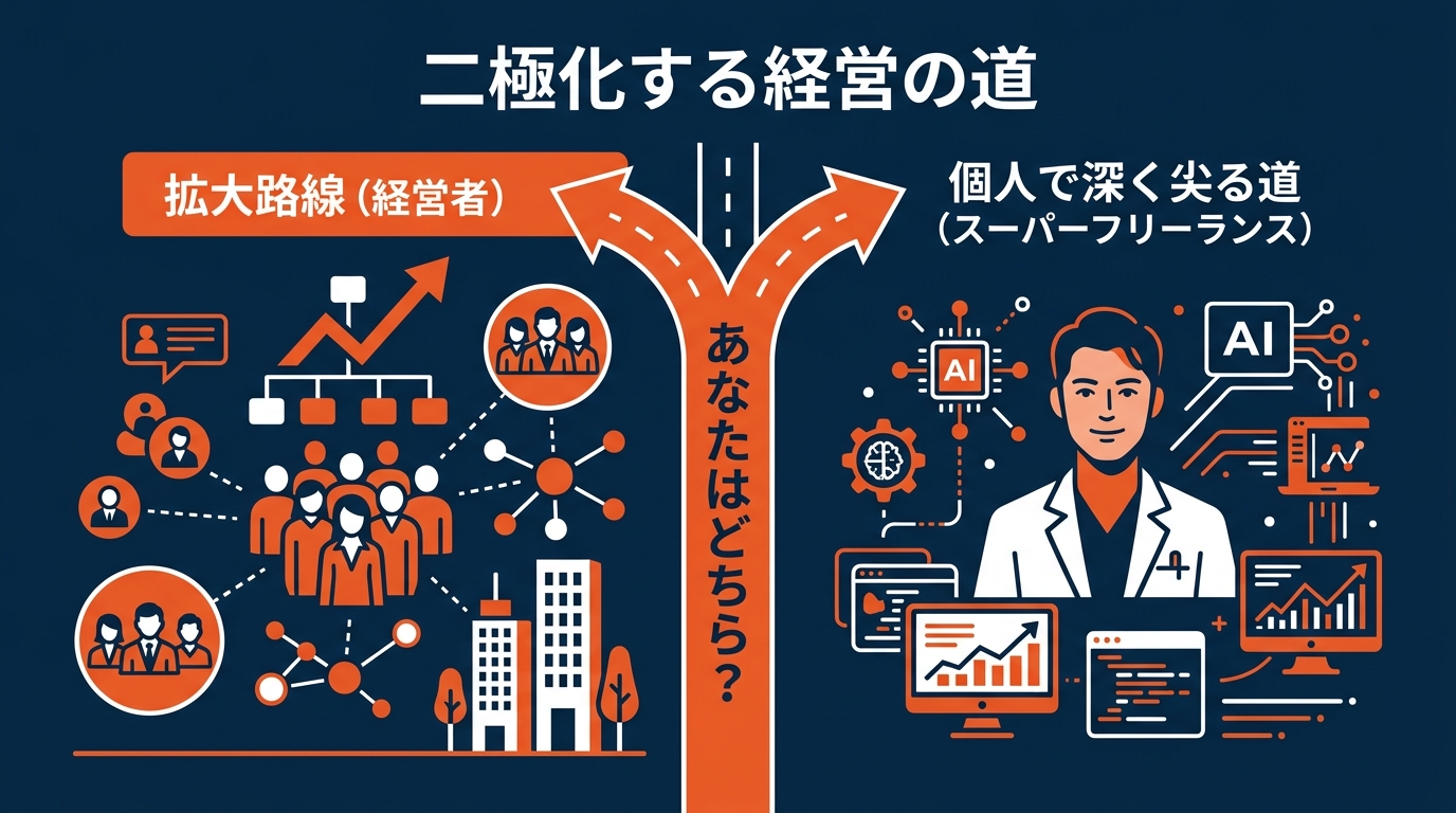二極化する経営の道