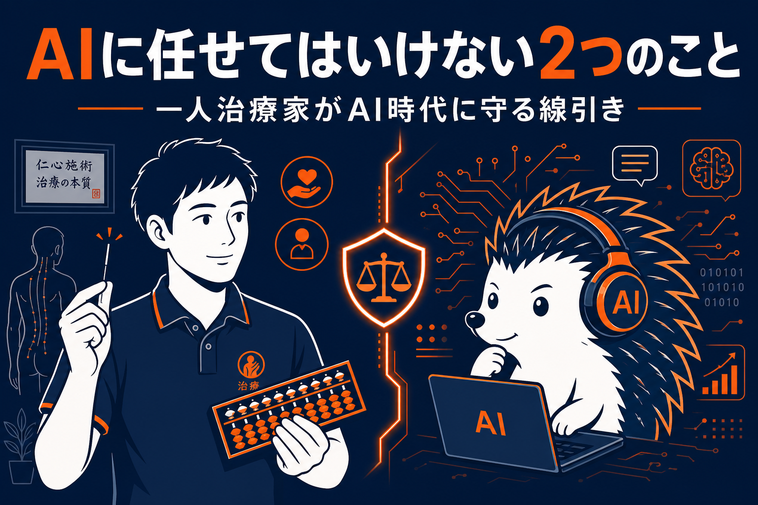 AIに任せてはいけない2つのこと|一人治療家がAI時代に絶対守る線引き