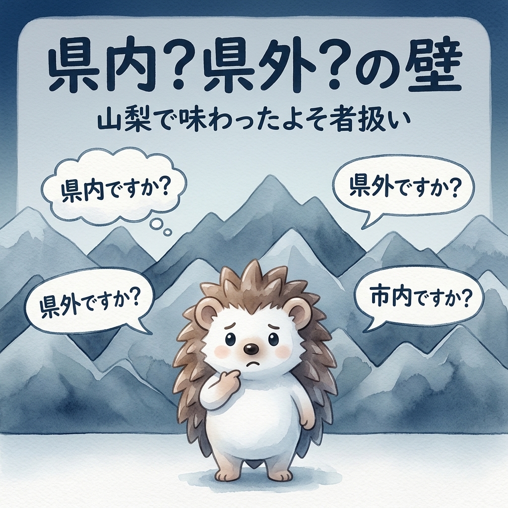 山梨で味わった「県内?県外?」の壁