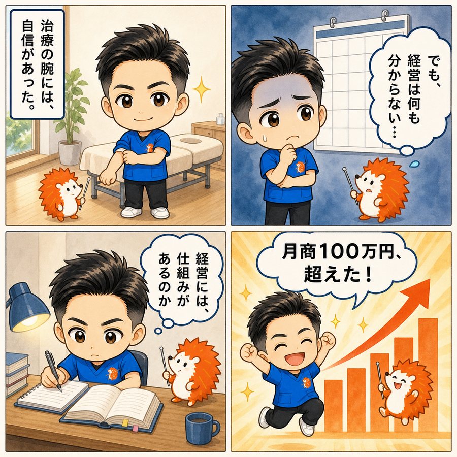 ジャーニーマンガ 第1話 腕はあった。経営は、何も分からなかった。