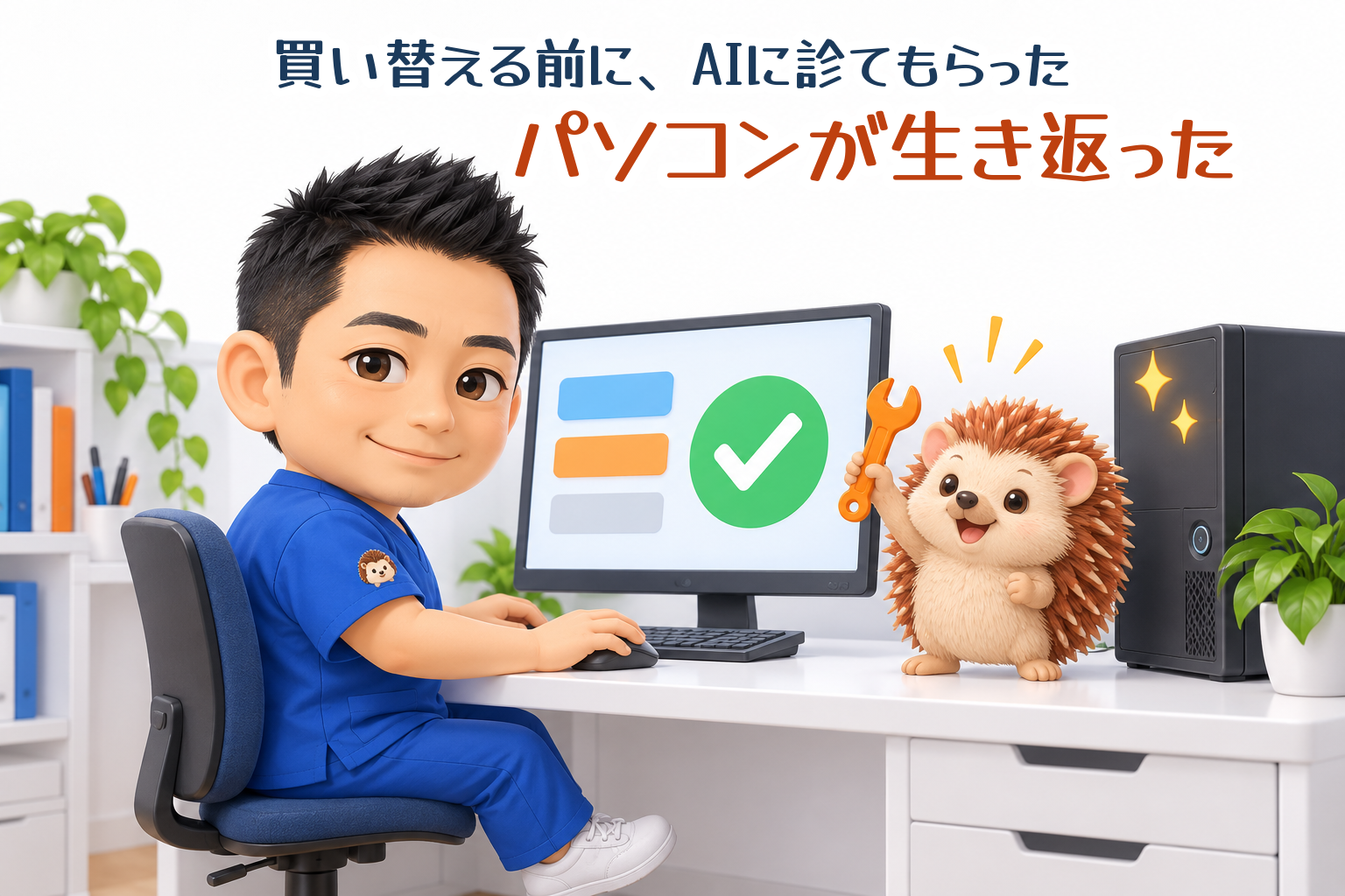 買い替える前に、AIに診てもらった。パソコンが生き返った
